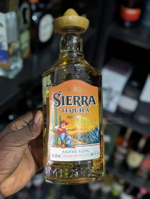 Sierra Tequila Reposado Cartoon by ( 12 Bottles )