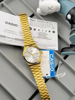 Casio Quality Men Chain Strap Wristwatch