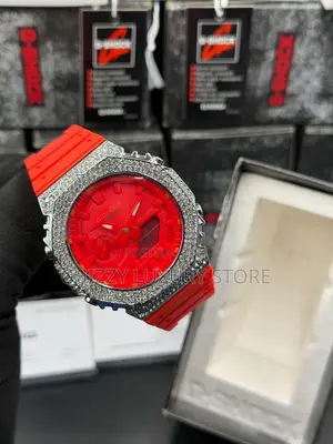 G-Shock Casio Quality Luxury Men Iced Face Wristwatch