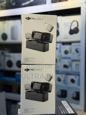 Dji Mic Mini 2 (2 Tx + 1 Rx + Charging Case)Wireless Lavalier Mic