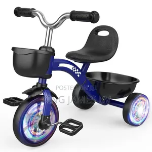Bright and Safe Tricycle for Kids