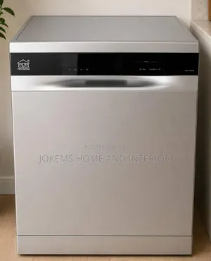 Premium Silver Freestanding Dishwasher
