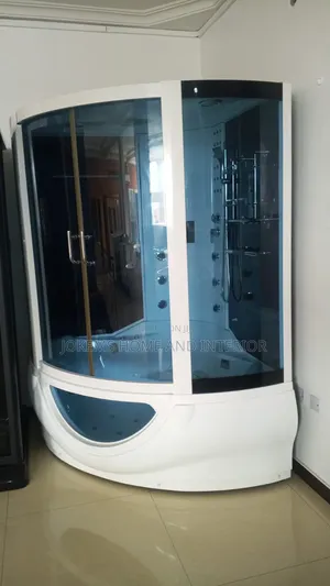 Luxury Jacuzzi Steam Shower Cabin – White