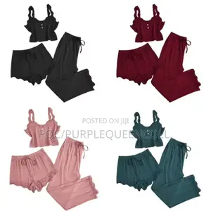 3 in 1 Sleepwear Pyjamas Night Wear