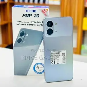 New Tecno Pop 20 128 GB Black