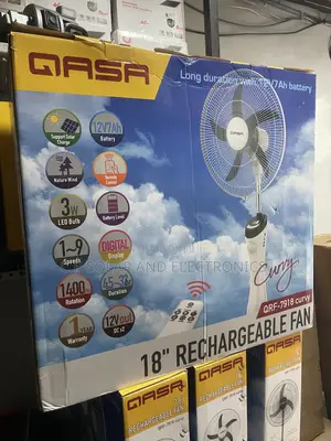 Qasa 18’Inchs Rechrgeable Fan
