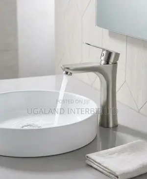 Modern Brushed Basin Tap