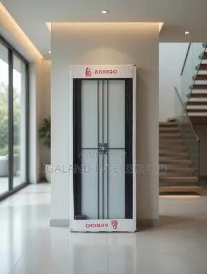 Modern Frosted Glass Pivot Door