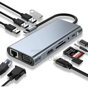 Type C 11-in-1 Dock Station