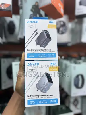Anker Laptop Charger, 140w Max Usb C Charger, 4-Port Multi-Device Fast