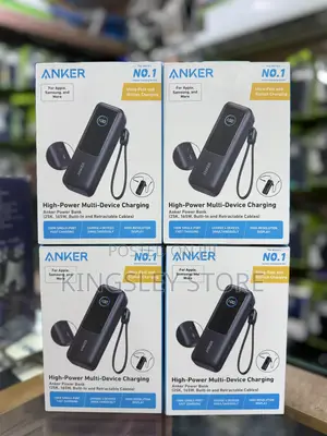 Anker Laptop Power Bank, 25,000mah With Built-in Retractable Cables