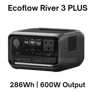 Ecoflow River 3 Plus Power Station 286wh LFP Battery, 600w