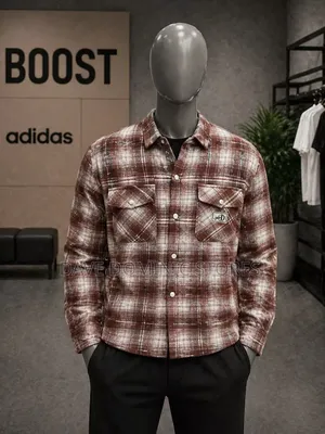 Thick Flannel Checkers Shirt