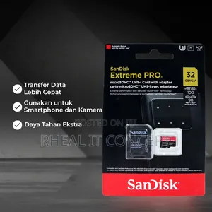 Sandisk Extreme Pro Memory Card 32gb