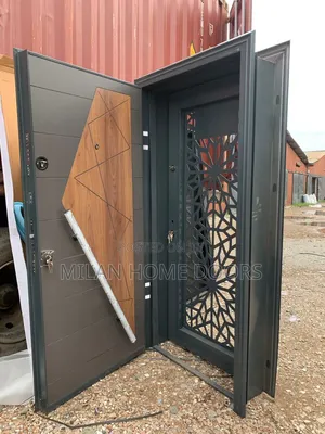 3ft by 7ft Turkey Luxury Burglary Door in Door With Net Kitchen Exit