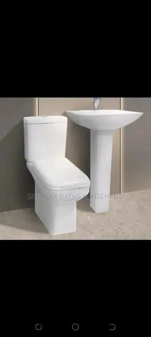 Modern Wc Pedestal Basin Combo –