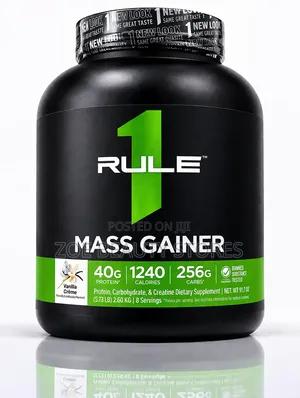 Rule 1 Mass Gainer – Vanilla Crème