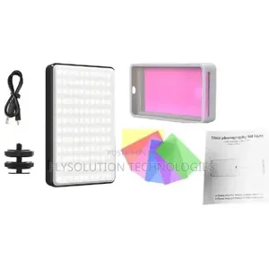 St120 Selfie Light 3000mah Rechargeable Clip With RGB Filters