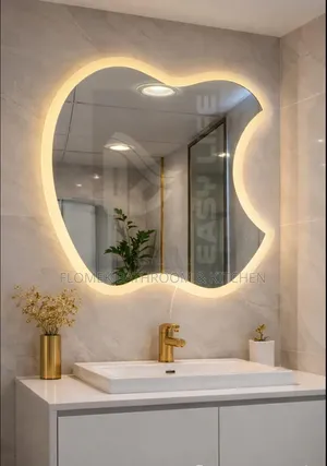 Luxury Apple-Shape Led Smart Mirror – Premium Quality.