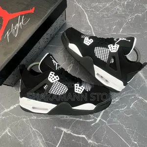 Original Air Jordan 4 White Thunder