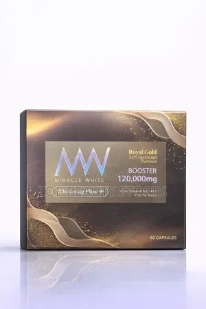 Miracle White Whitening Plus+ Glutathione Booster Capsules 120,000mg