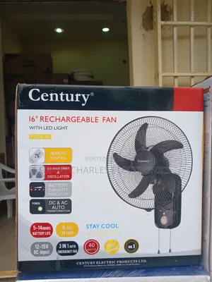 Century 16" Rechargeable Wall Fan