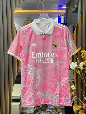 Classic Real Madrid Pink Official Jersey