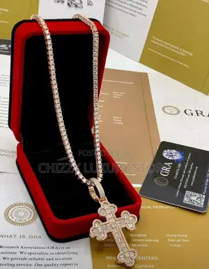 Moissanite Diamond High Quality Luxury Men Chain