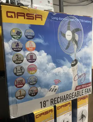 Qasa Solar Fan 18’Inchs