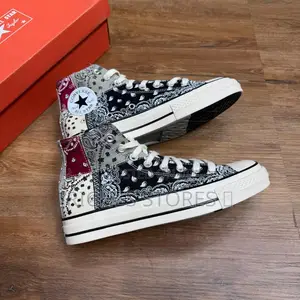 Converse Chuck Taylor All Star 70 Hi Offspring Paisely Black Sneakers