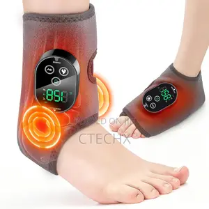 Cordless Foot Ankle Massager 5 Heat Levels, 3 Vibration Modes for Pain