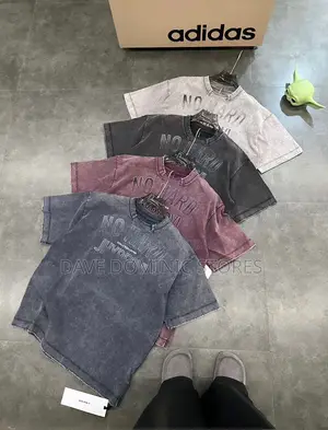 New Trendy Stock Stone-Wash 350grams Thick T-Shirts