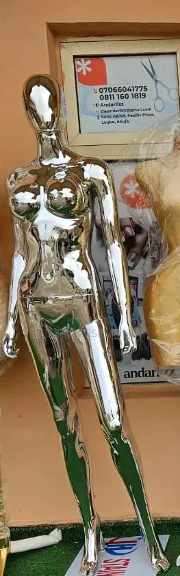 Foreign Silver Female Mannequin