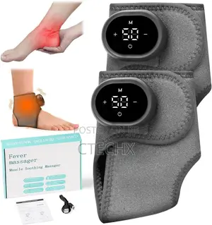 2 PCS Heated Ankle Brace, Foot Massagers for Pain and Circulation