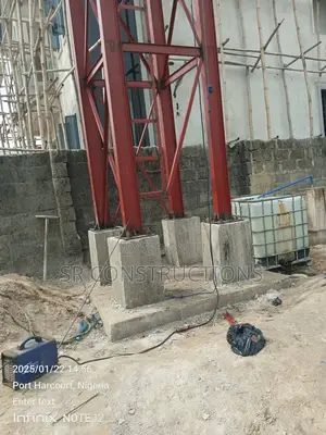 Structural Steel Water Tank Stand Construction Fabrication