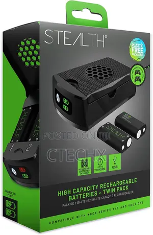 Stealth Sx-C10 X Twin Rechargeable Battery Packs for Xbox Series X
