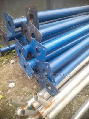 NDDC Solar Street Light Pole Fabrication Installation