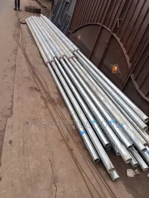 NDDC Solar Street Light Pole Fabrication Installation