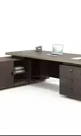 Luxury Executive Office Table Cabinet Set