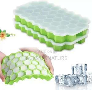 Silicone Ice Cube Maker Mold With Lids