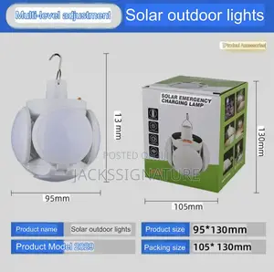 Rechargeable Solar Soccer Lamp
