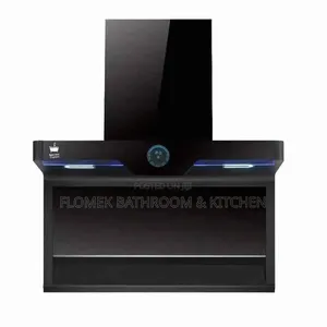 New Idea England Luxury Kitchen Hood / Extractor Fan - Black Glass