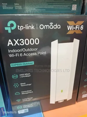 Tp-Link Omada Ax3000 Ceiling Mount Wifi 6 Access Point Eap650