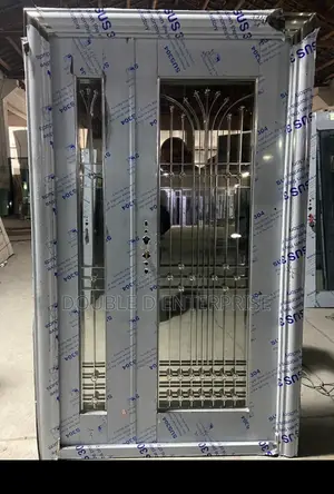 4ft Stainless Glass Door