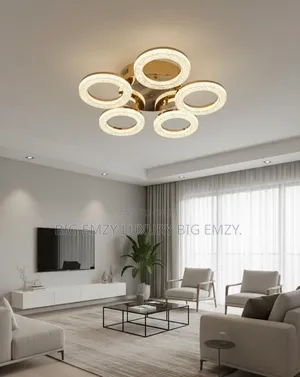Led Modern Ceiling Light With Remote Control.