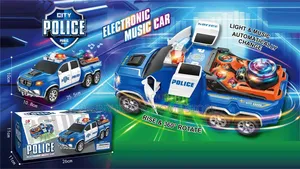 Police Rotating Guard Car