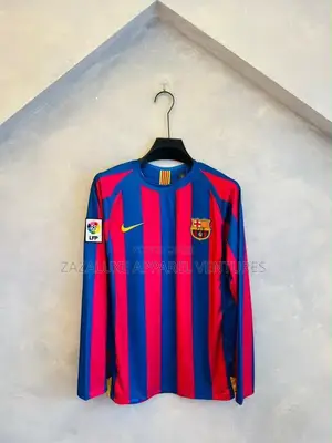 Barcelona Retro Long Sleeve Jersey