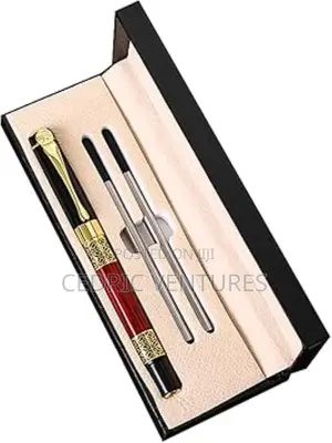 Luxury Metal Ballpoint Pen With Gift Box and Two Blue Ink Refills