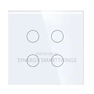 Tuya Wifi Smart 4 Gang Touch Switch White Color