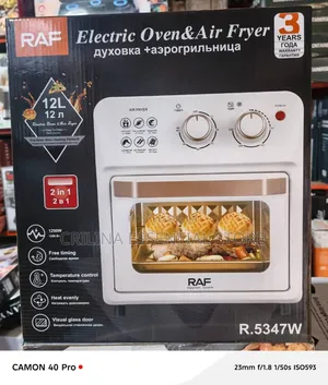 Raf 12l Electric Hot Air Airfryer/Oven With Accessories - 1250w